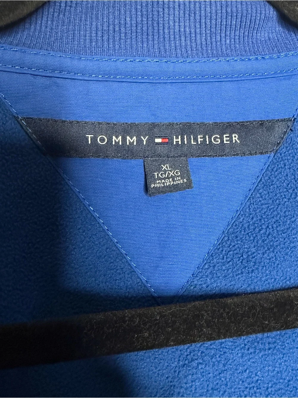 Vintage Tommy Hilfiger Blue Full Zip Track Jacket XL Athletic Casual Layer